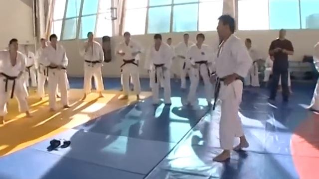 Compression-Expansion And Jiyu Ippon Kumite By Mikio Yahara. Seminar In Moscow 2009 (part 3)