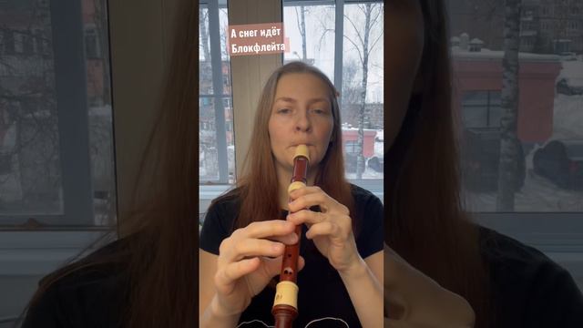 А снег идёт (из к/ф Карьера Димы Горина) - Блокфлейта сопрано смотреть онлайн