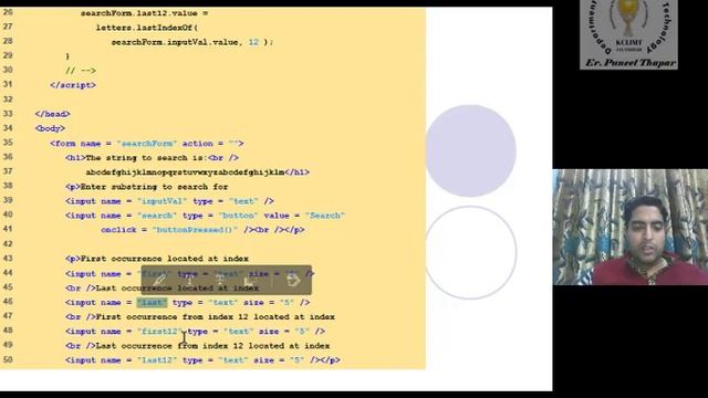 JAVA SCRIPT Searching Methods with Example смотреть онлайн