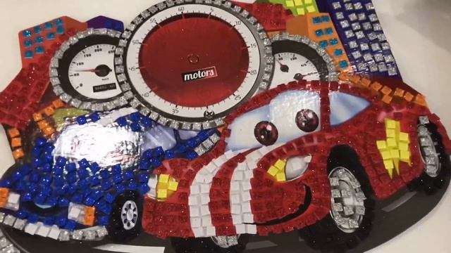 Набор для творчества Mosaic Crystal Самоклеящиеся кристаллы Создаём картину из кристаллов Danko toy смотреть онлайн
