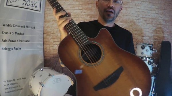 OVATION CS24P-FMYR-G CELEBRITY STANDARD PLUS MID CUTAWAY CHITARRA ACUSTICA ELETTRIFICATA