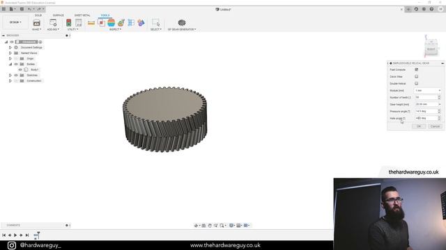 How to Create Gears in Fusion 360 смотреть онлайн