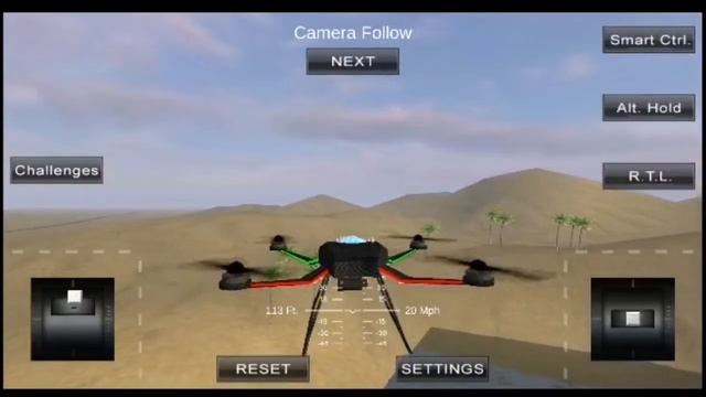 Обзор лучшего симулятора квадрокоптера на смартфоне QuadrocopterFX Simulator