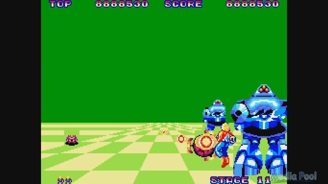 Space Harrier (SMS) Playthrough longplay video game смотреть онлайн