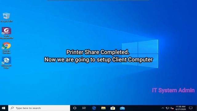 Printer Share Setup in Windows 10 on Local Network смотреть онлайн