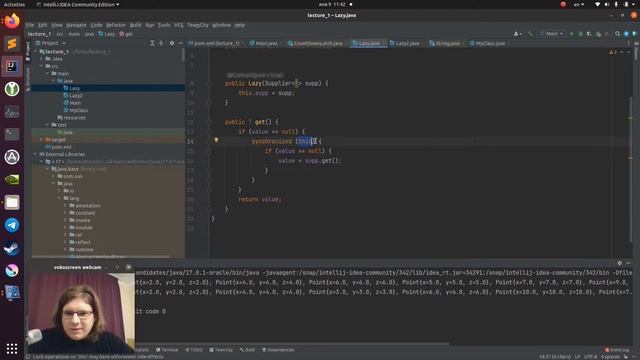 Многопоточное программирование на Java. Лекция 1: модель памяти смотреть онлайн