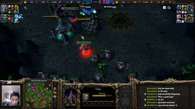 Foggy (NE) vs Happy (UD) - WarCraft 3 - Recommended - WC3065 смотреть онлайн