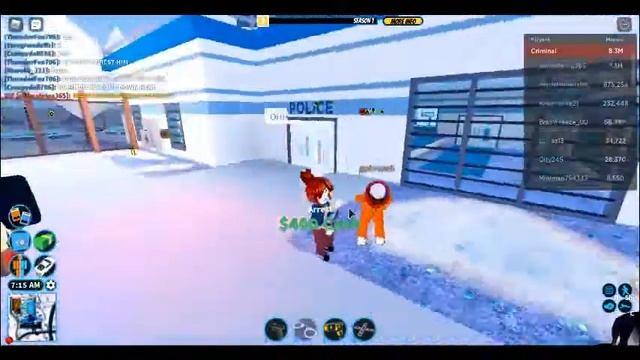 Playing Roblox jailbreak as a bacon girl! смотреть онлайн