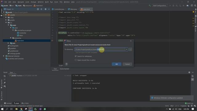 JavaFX Project: IntelliJ + Gradle(Create run able JAR file) смотреть онлайн