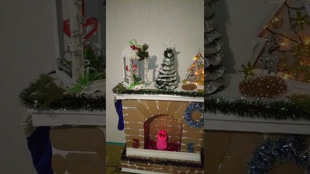 новогоднее настроение своими руками. поделки из картона. смотреть онлайн