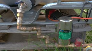 Полив с еврокуба.