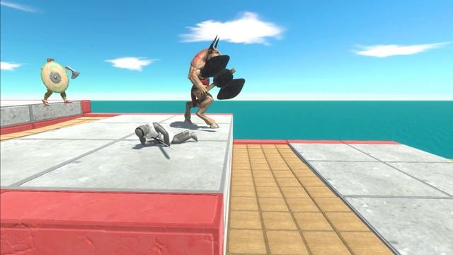 Can Animals Jump Over The Lava Trap, - Animal Revolt Battle Simulator смотреть онлайн