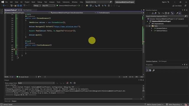 Selenium browser drivers - Chrome, Edge, Firefox смотреть онлайн