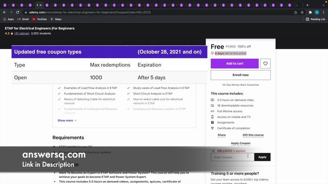 Udemy Free Courses with Free Certificate | Udemy Coupon Code 2022 смотреть онлайн
