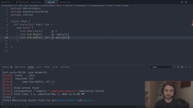 Tagless Final - Part 2 - Introduction to the Expression Problem смотреть онлайн