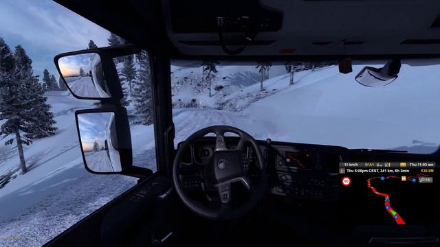 SCANIA R730 | KIRKENES QUARRY | DEATH ROAD | V8 SOUND l TRUCKERS MP#16 |Euro Truck Simulator 2 |ets смотреть онлайн
