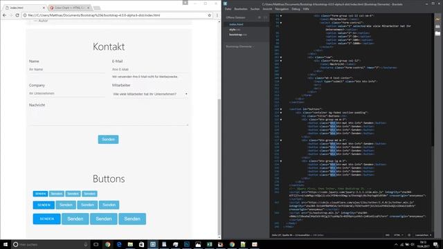 Bootstrap 4 Tutorial #7 - Buttons im Material Design Pt. 2 (Deutsch) смотреть онлайн