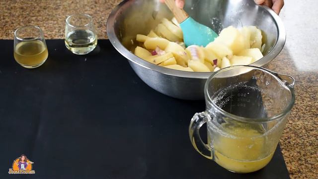 Authentic German Potato Salad Recipe Kartoffelsalat смотреть онлайн
