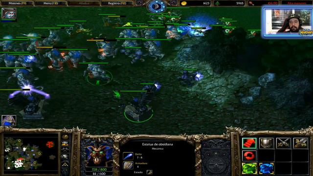 WARCRAFT 3 : THE FROZEN THRONE - EL PODER DEL CONTROL MENTAL - CAMPAÑA EN DIFÍCIL -GAMEPLAY ESPAÑOL смотреть онлайн