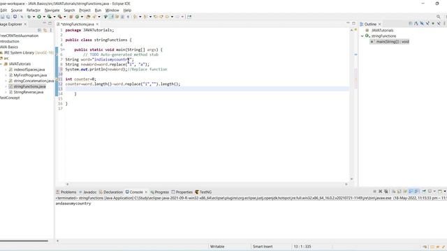 Java Functions||Replace() Function in Java||Number of Occurrence in a Word ||Uppercase || Lowercase смотреть онлайн