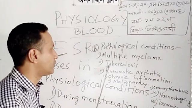 DHMS-1st & 2nd Year, Physilogy, ESR Increases. смотреть онлайн
