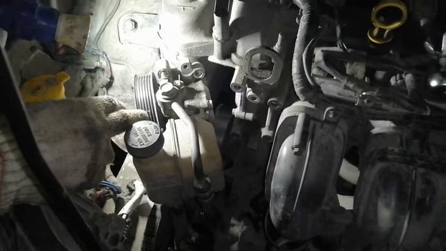 снятие и замена термостата MAZDA 6 GG 1.8 2006 год часть 1 смотреть онлайн