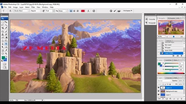 NATURAL TEXT EFFECT ADOBE PHOTOSHOP CS 3 BANGLA TUTORIAL NEW 2021 смотреть онлайн