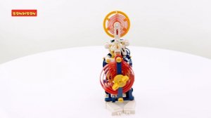 Набор для опытов "РОБОТ 3в1" с пружинным механизмом Робототехника с Буки Bondibon