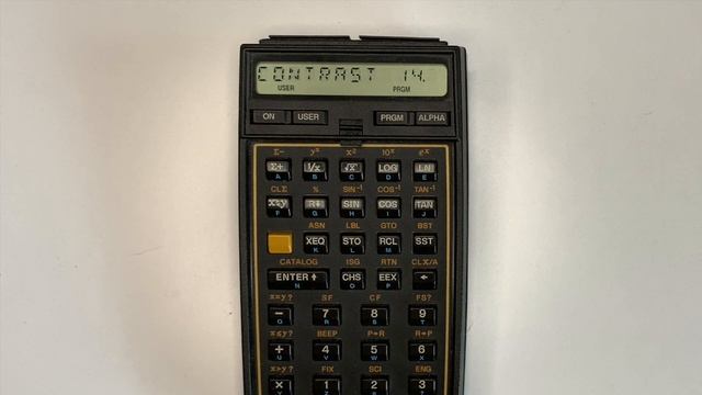 HP 41C / 41CV / 41CX Halfnut Display Contrast Configuration Demo смотреть онлайн