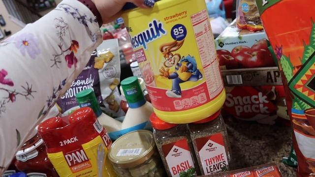 Large Grocery Haul! ~$650 Monthly Sam's Club Stockup Haul!~ смотреть онлайн