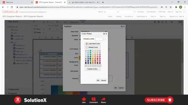 Business Intelligence Publisher - Oracle Fusion (Part 9) | Oracle Tutorial | SolutionX смотреть онлайн