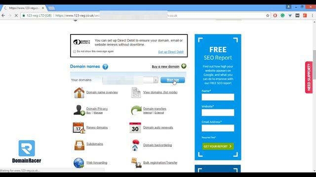 123-Reg.co.uk Change/Update NameServer - DomainRacer 2024 смотреть онлайн