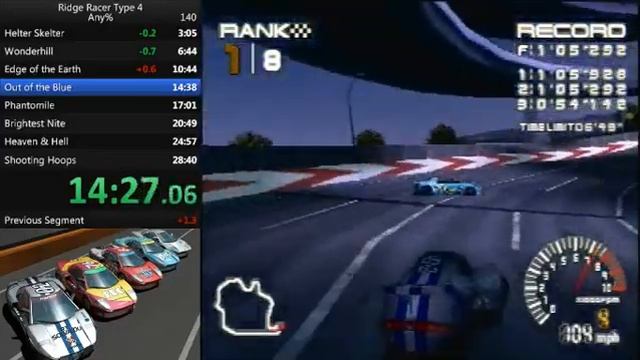 R4: Ridge Racer Type 4 Any% - 28:38 смотреть онлайн