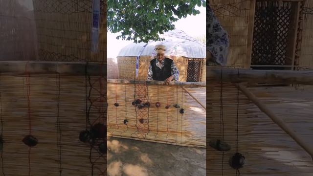 Плетение циновок в Каракалпакском ауле смотреть онлайн
