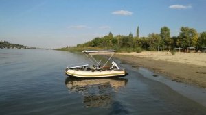 500 вт. солнечных панелей на лодке 340 см.