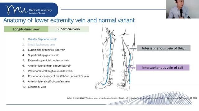 2.Doppler Ultrasound In Chronic Venous Disease: Pipit Pituvong, M.D.
