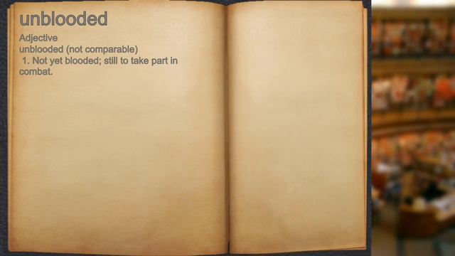 What does unblooded mean? смотреть онлайн