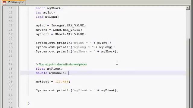 Java Tutorial Ep2 - Datatypes and Variables смотреть онлайн