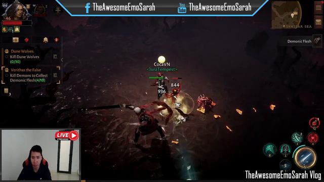 TheAwesomeEmoSarah Vlog Diablo Immortal Raid Bosses смотреть онлайн