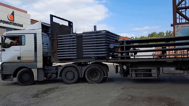 Отгрузка водогрейного котла КВ-Ф-17,5-150 в Кемеровскую область смотреть онлайн