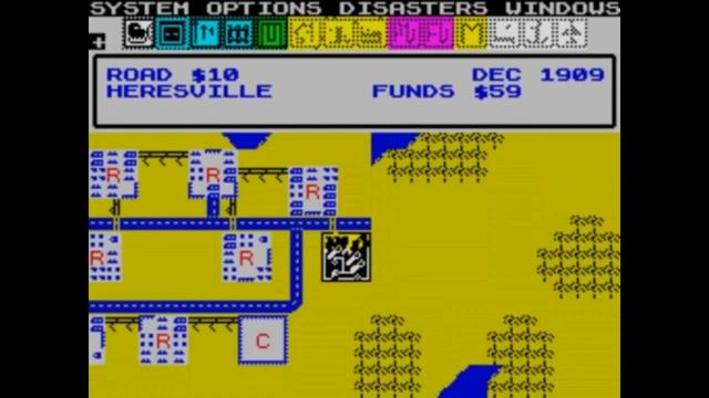 Sim City на ZX Spectrum: уровень хард