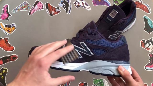 Кроссовки New Balance 990v4 Made in USA обзор/unboxing смотреть онлайн