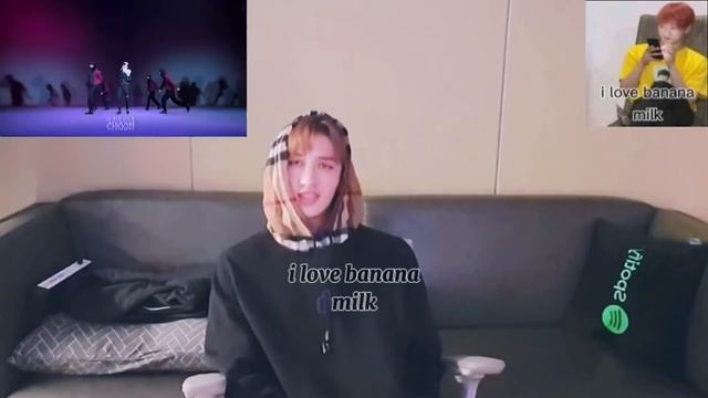 [ENG SUBS] BANGCHAN REACTION TO STRAY KIDS HYUNJIN ARTIST OF THE MONTH AOTM MOTLEY CREW