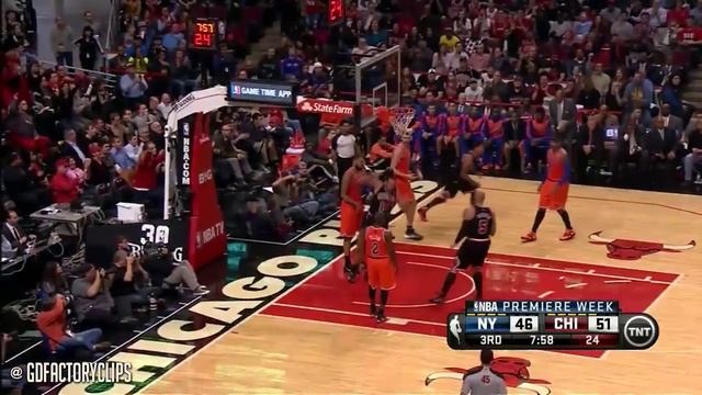 Derrick Rose Vs Carmelo Anthony Full Duel Highlights 2013.10.31 Bulls Vs Knicks - SICK!