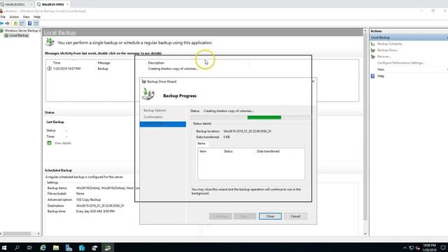 Windows Server 2019 Training 34 - How to Backup and Restore Hyper-V Virtual Machine смотреть онлайн