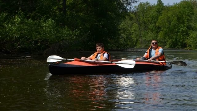 Сплав на байдарках по Старице 16 мая 2021 года.