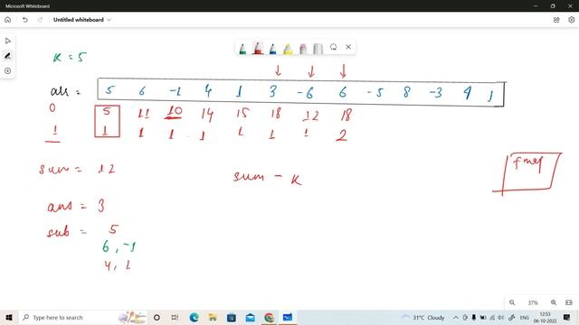 #19 Subarray Sum Equals K | Microsoft ? | Arrays | Brute force and Optimized Code смотреть онлайн