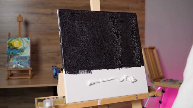 ИНТЕРЬЕРНАЯ КАРТИНА ЗА 5 МИНУТ | Техника Роллинг | Рисуем Валиком смотреть онлайн