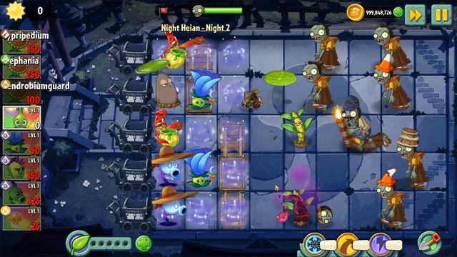 PvZ 2 Night Heian | Test смотреть онлайн