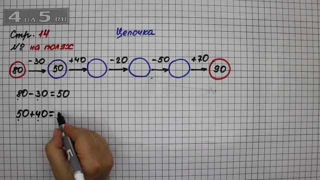 Страница 14 Задание на полях– Математика 2 класс Моро М.И. – Учебник Часть 1 смотреть онлайн